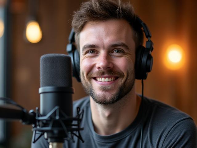 Business professional in studio interview